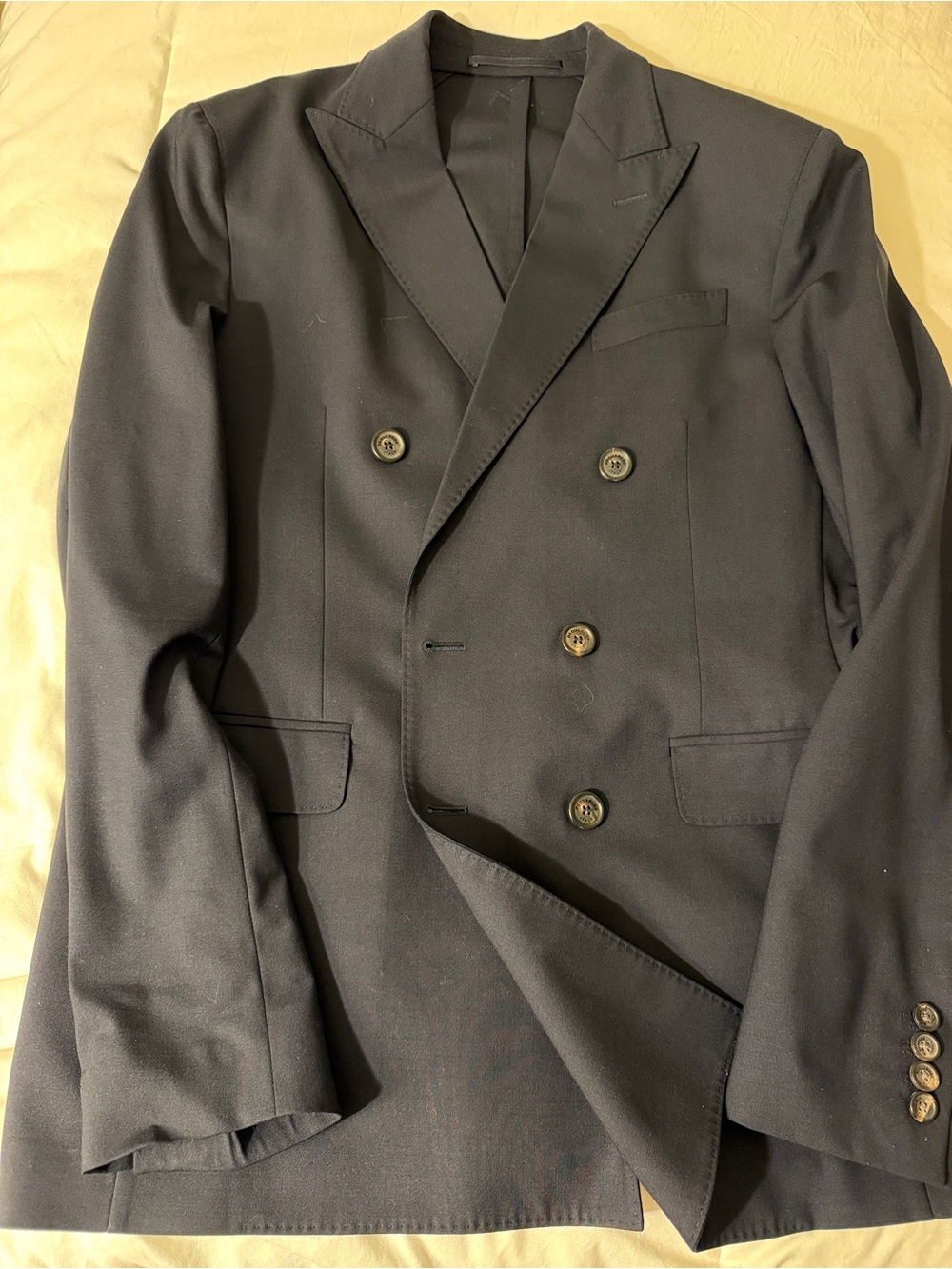 DSQUARED2 Double-Breasted Black Sport Coat Blazer